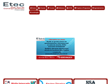 Tablet Screenshot of etecdepiracicaba.com.br